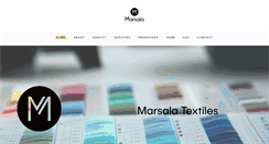 Desktop Screenshot of marsala-textiles.com